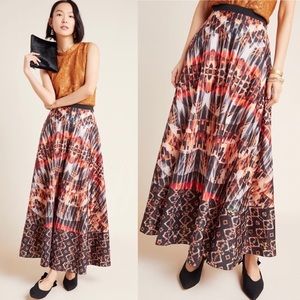 Anthropologie NWT Kaleidoscope Maxi Skirt
